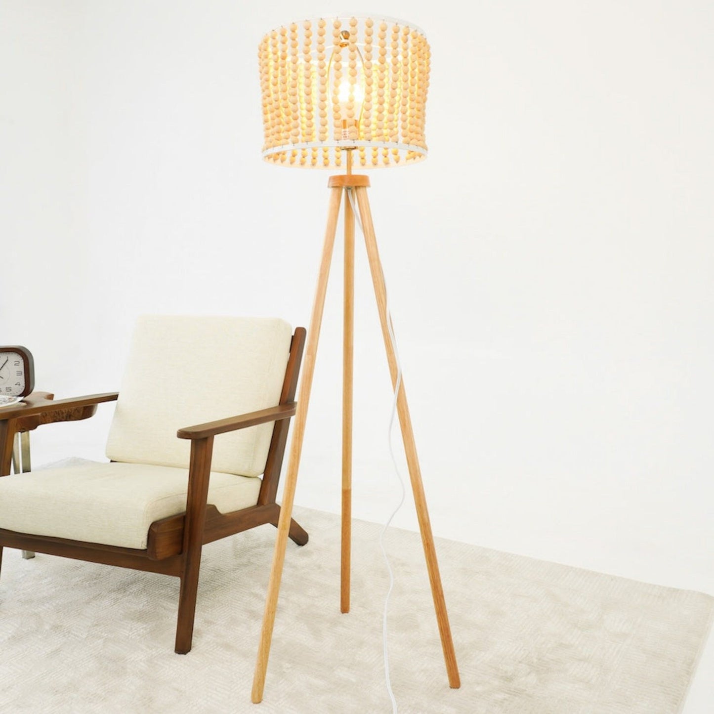 Brillo - 3 Legged Floor Lamp - Brown