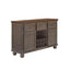 Rustic 2 Tone Sever With Powerpack - Gray