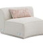 Sahara - Boucle Sectional Sofa With 3 Pillows - Beige