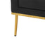 Elegant Curved Armrest Accent Armchair