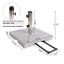 Mojave - Granite Umbrella Base - Natural / Gray