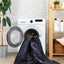 Maval - 8' X 10' Area Rug Washable - Black / Gray