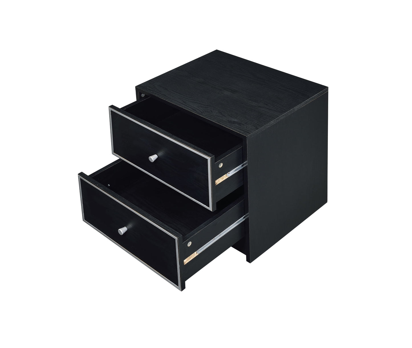 Jabir - Accent Table - Black / Silver