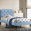 Button Tufted Bed Charming For Cozy Spaces