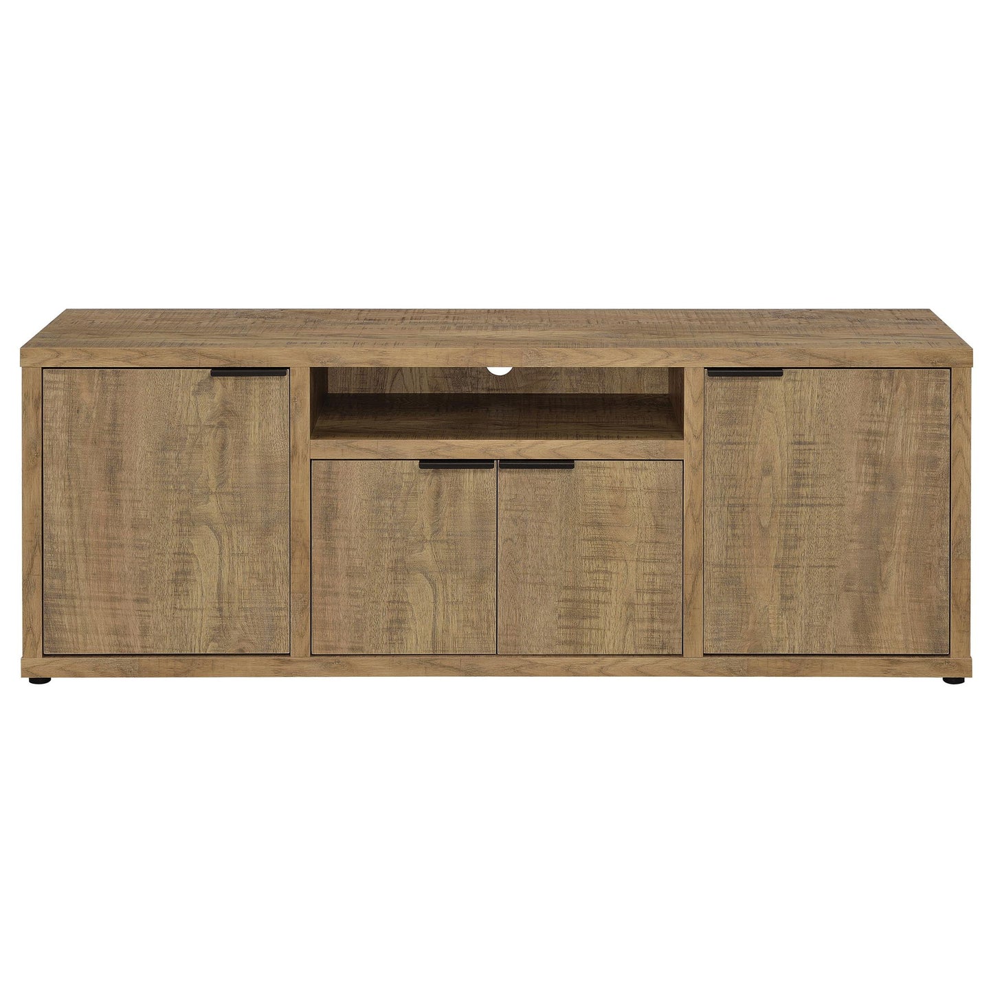 Noriega - 3 Piece TV Entertainment Center, Open & Concealed Storage - Wood