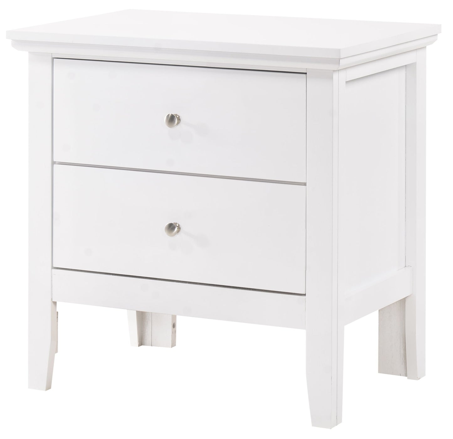 English Dovetailed Drawers Nightstand