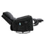 Manual Recliner Massage Chair With Swivel Rocker, 8 Massage Modes, Side Storage Pocket