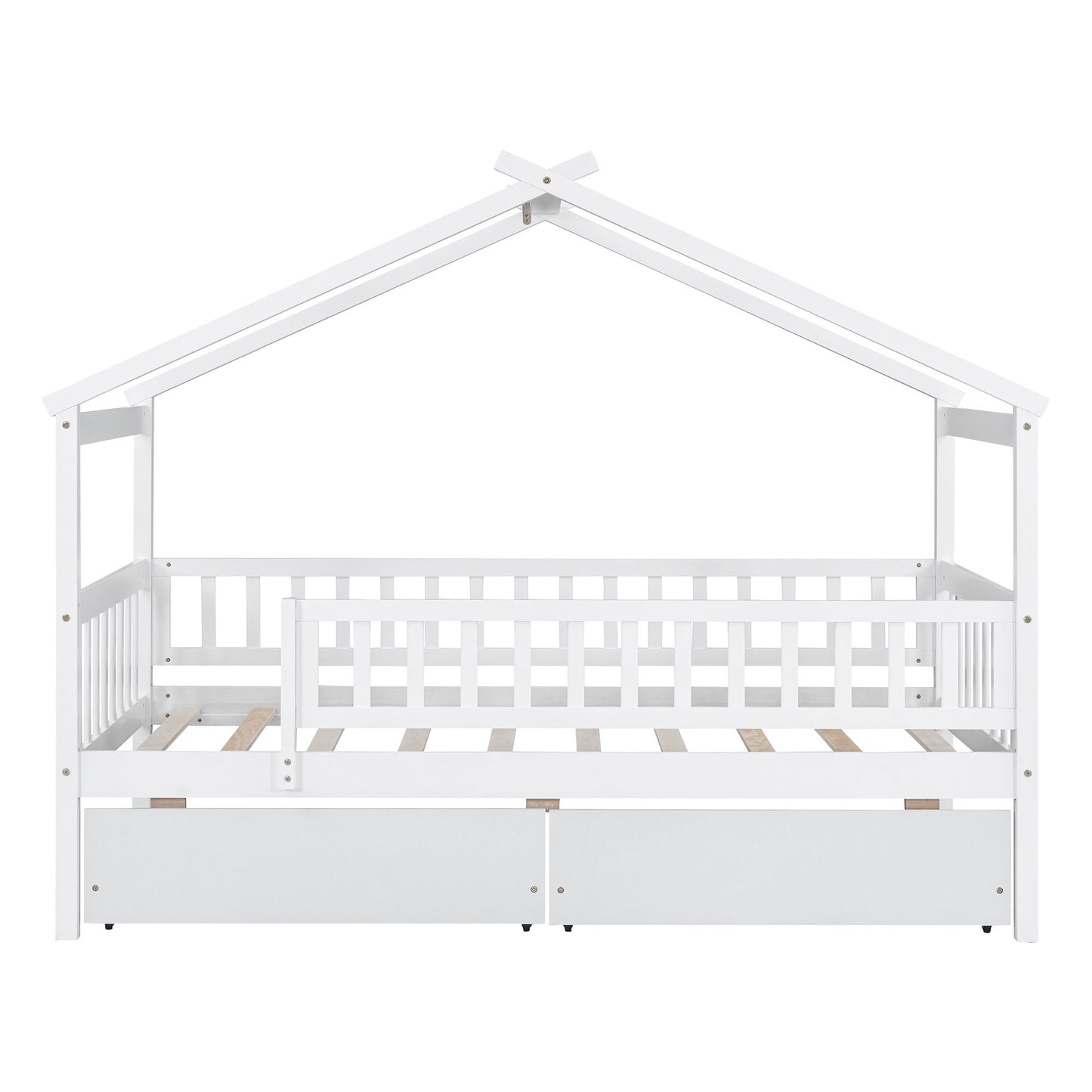 House Bed With 2 Drawers