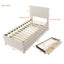 Upholstered Design Platform Bed With Trundle