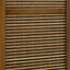 Kenabi - 4 Panel Room Divider Folding Screen - Walnut