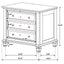 Rocco - 4 Piece Queen Bedroom Set - Cream White