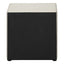 Nightstand, Storage Drawer Versatile Use, Upholstered, Transitional