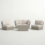 Stylish Modular Wicker Patio Seating Group