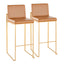 Fuji - Contemporary Design High Back Barstool