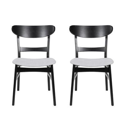 5 Piece Dining Set With Table And 4 Upholstered Chairs