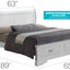 Upholstered Panel Sleigh Bed Design