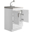 Cardinal - Laundry Cabinet With Faucet And Sink - White - Wood