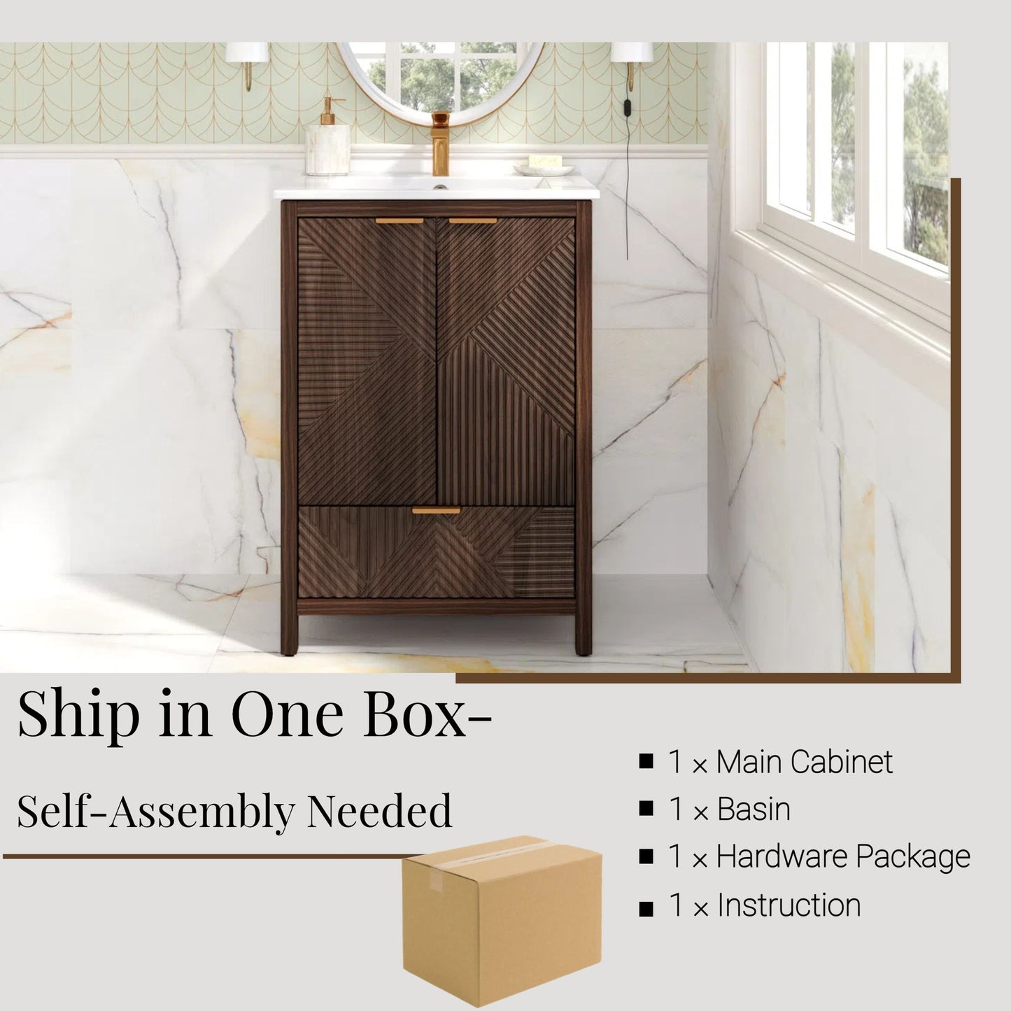 Modern Bathroom Vanity With Sink Combo