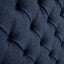 Transitional Upholstery Headboard With Tufted Buttons And Nailhead Trim