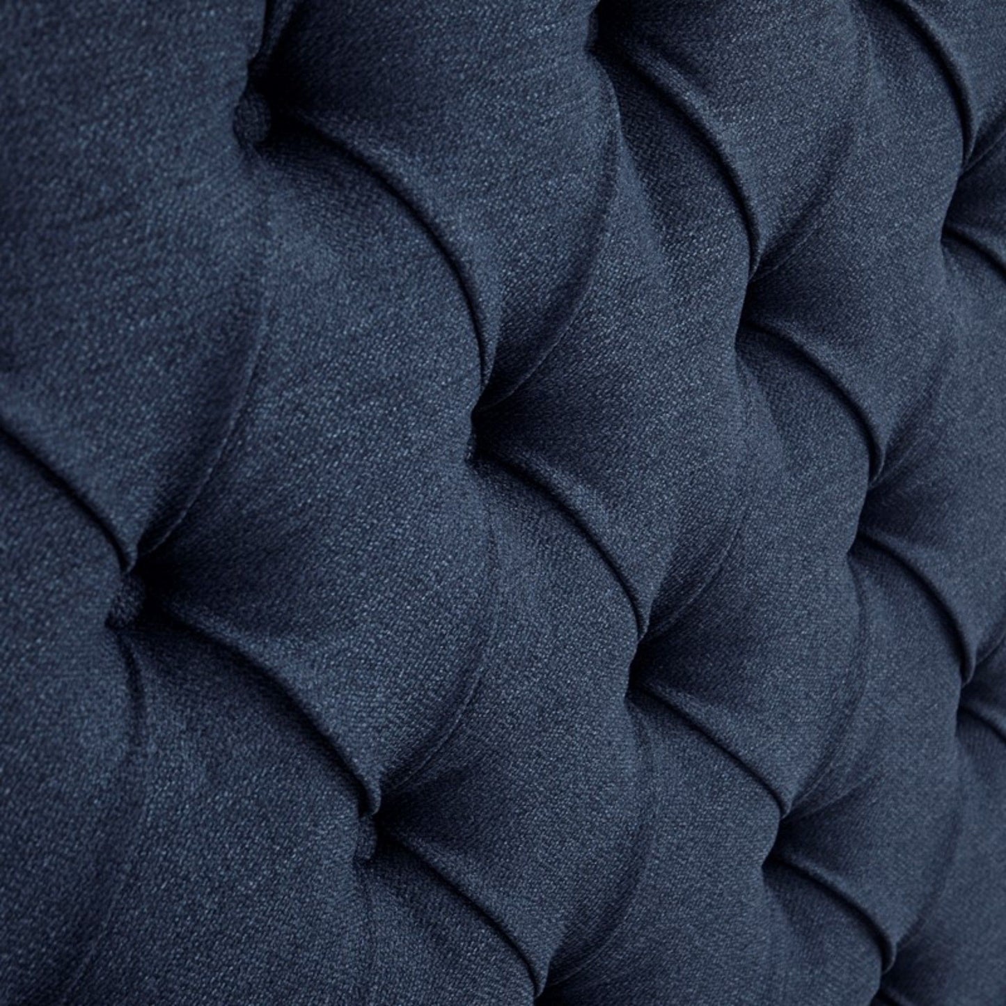 Transitional Upholstery Headboard With Tufted Buttons And Nailhead Trim