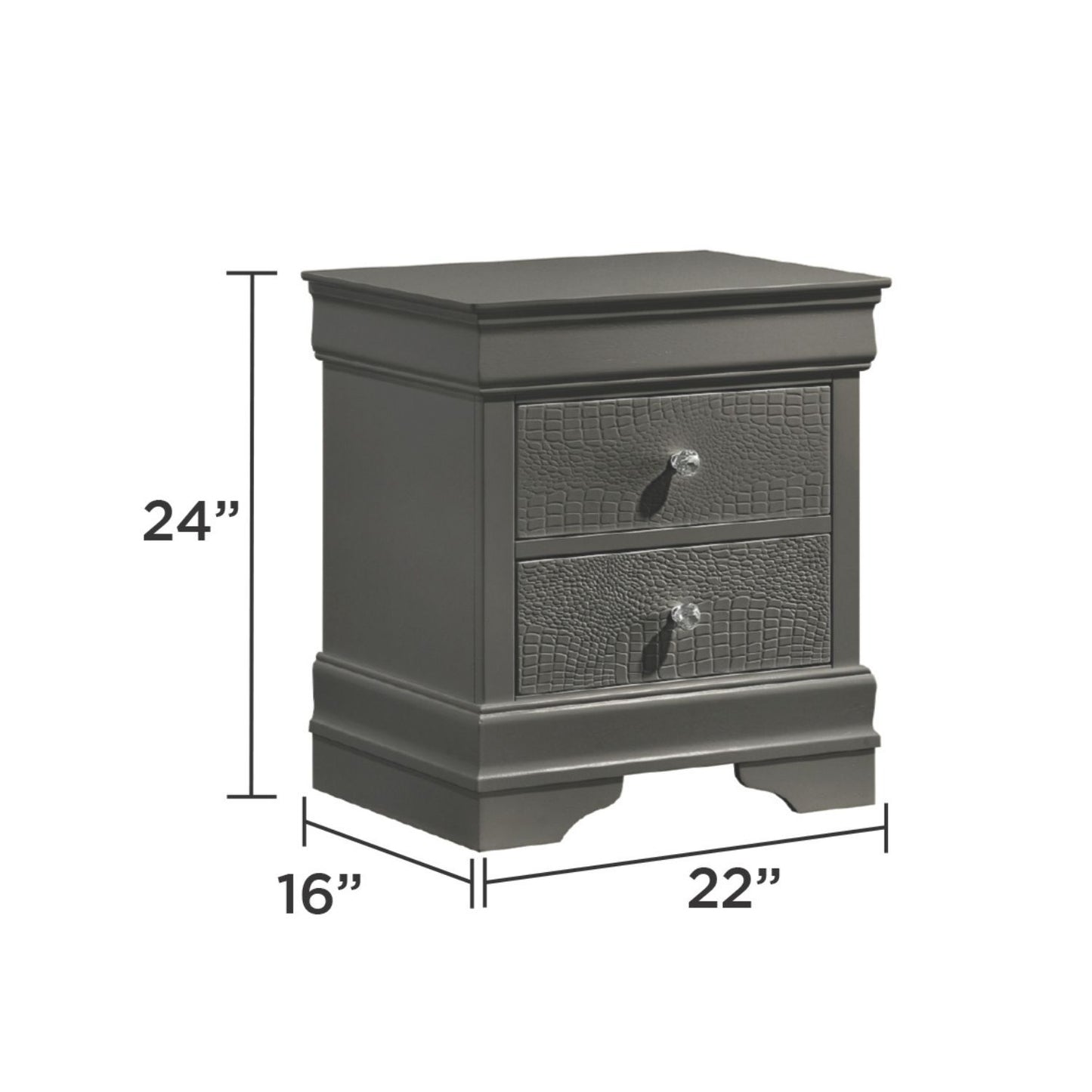 Blaze - Modern Bedroom Set With LED Headboard