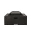Outdoor Square Mgo Wood Burning Fire Pit - Dark Gray