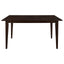 Henin - 5 Piece Dining Set With Lattice Back Chairs - Cappuccino