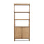 Nolan - Bookcase With Lower Cabinet - Natural
