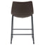 Armless Counter Height Stools (Set of 2) - Brown