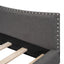 Upholstered Daybed With Headboard And Armrest, Support Legs