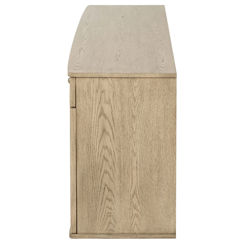 Kimpton - 4 Door Sideboard Buffet Cabinet - Beige