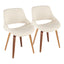 Fabrico - Mid Century Modern Style Dining Chair (Set of 2)