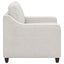 Mahaffey - Upholstered Sloped Track Arm Chair - Beige