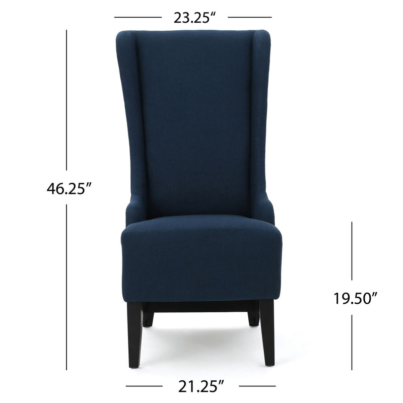 Alight - Upholstered Dining Chair With High Back And Birch Wood Legs (Set of 2)