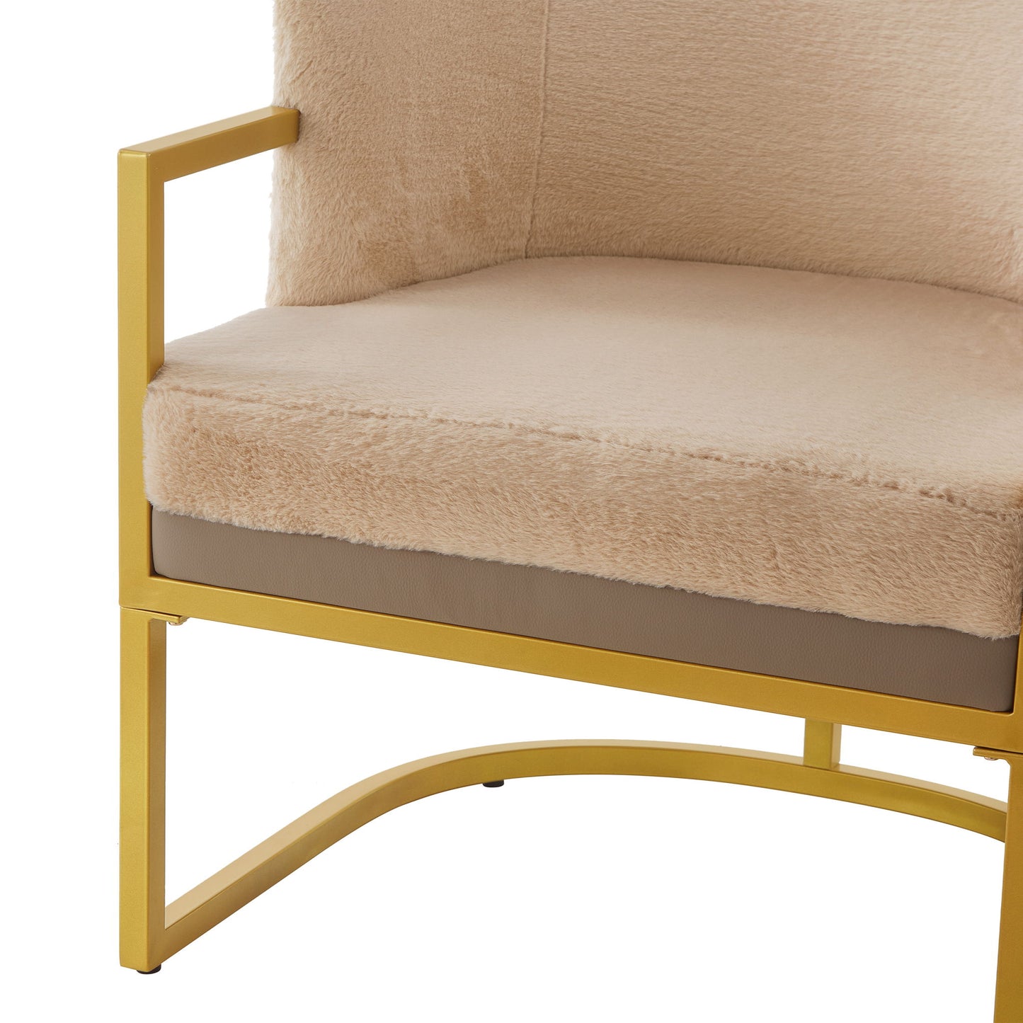 Upholstered Reading Accent Armchair For Living Room