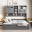 Daybed & All-In-One Cabinet And Shelf