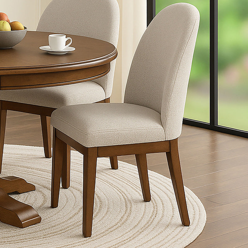 Sunset - Upholstered Chair (Set of 2) - Brown