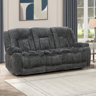 Stanwick - Reclining Sofa With Power Footrest - Gray
