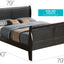 Panel Sleigh Bed