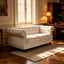 Chesterfield Button Tufted Loveseat With Rolled Arms