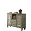 Velika - Weathered Console Table With 1 Open Compartment Storage - Gray