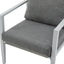 Modern Lounge Chair With Rope Accents And Cushions