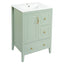 Retro Bathroom Vanity With Sink, Soft Closing Cabinet & Drawers