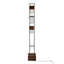 Bento - Contemporary Floor Lamp - Black / Walnut / White
