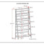 Acadian - Handcrafted Wide Bookcase