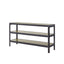 Console Table With Insets - Black