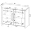 2 Door Accent Cabinet With Accents - Gray