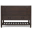 Connaught - Entryway Storage Bench With Shelf - Chestnut