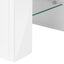 TV Stand, Console, Media Entertainment Center, Storage Cabinet, Glossy Contemporary & Modern - White