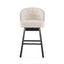 360 Degree Swivel Bar Stool With Stunning Nailhead Trim (Set of 2)